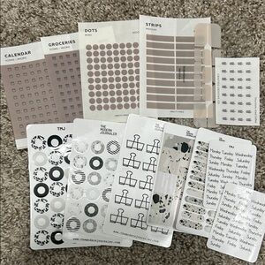 Assorted Planner Stickers Set